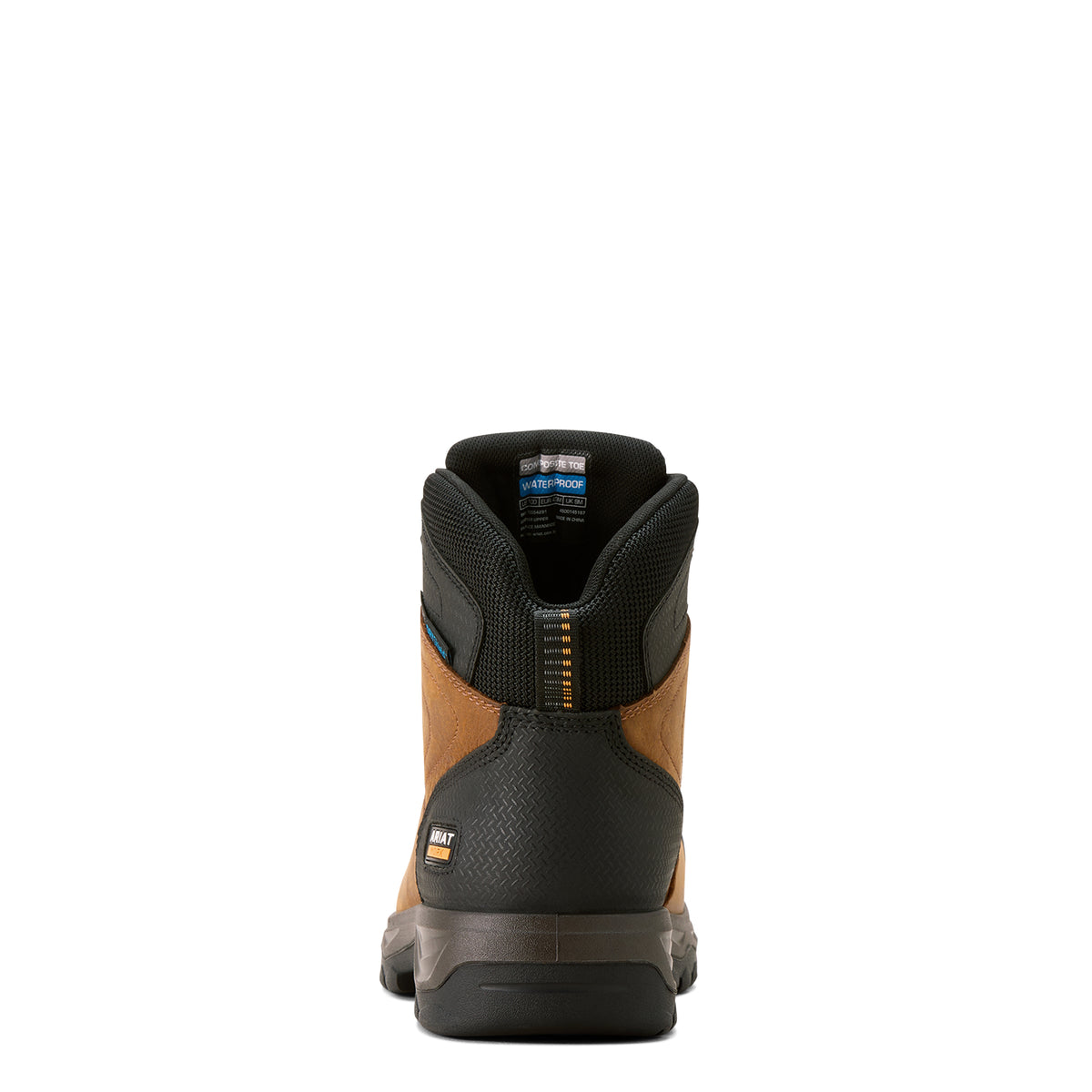 Ariat 10054291 Turbo Duratread XTR 6" Waterproof Carbon Toe Work Boot Natural Brown
