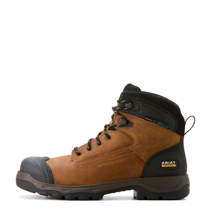 Ariat 10054291 Turbo Duratread XTR 6" Waterproof Carbon Toe Work Boot Natural Brown