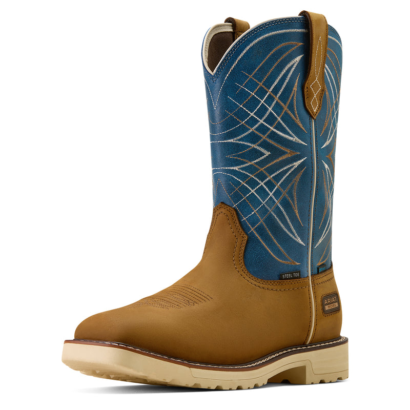 Ariat 10060893 Activator H20 Steel Toe Dusted Brown / Basin Blue