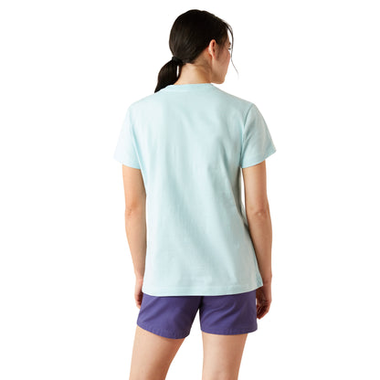 Ariat 10054503 Rebar Cotton Strong Worldwide T-Shirt AQUATIC