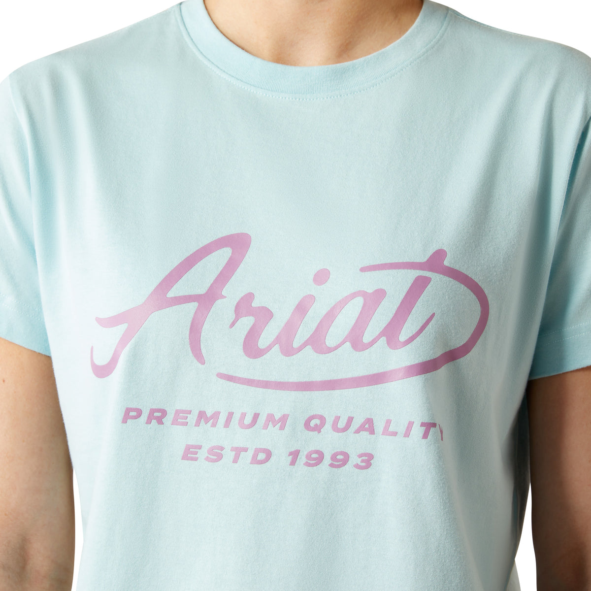 Ariat 10054503 Rebar Cotton Strong Worldwide T-Shirt AQUATIC
