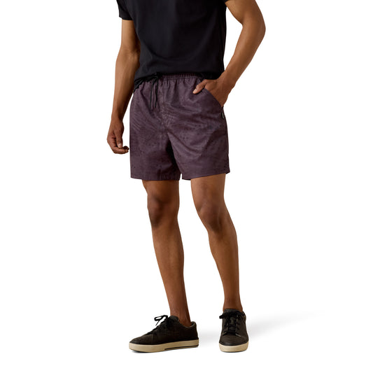 Ariat 10071040 MNS The Weekender 6" Shorts DARK GREY AMERICANA PRINT