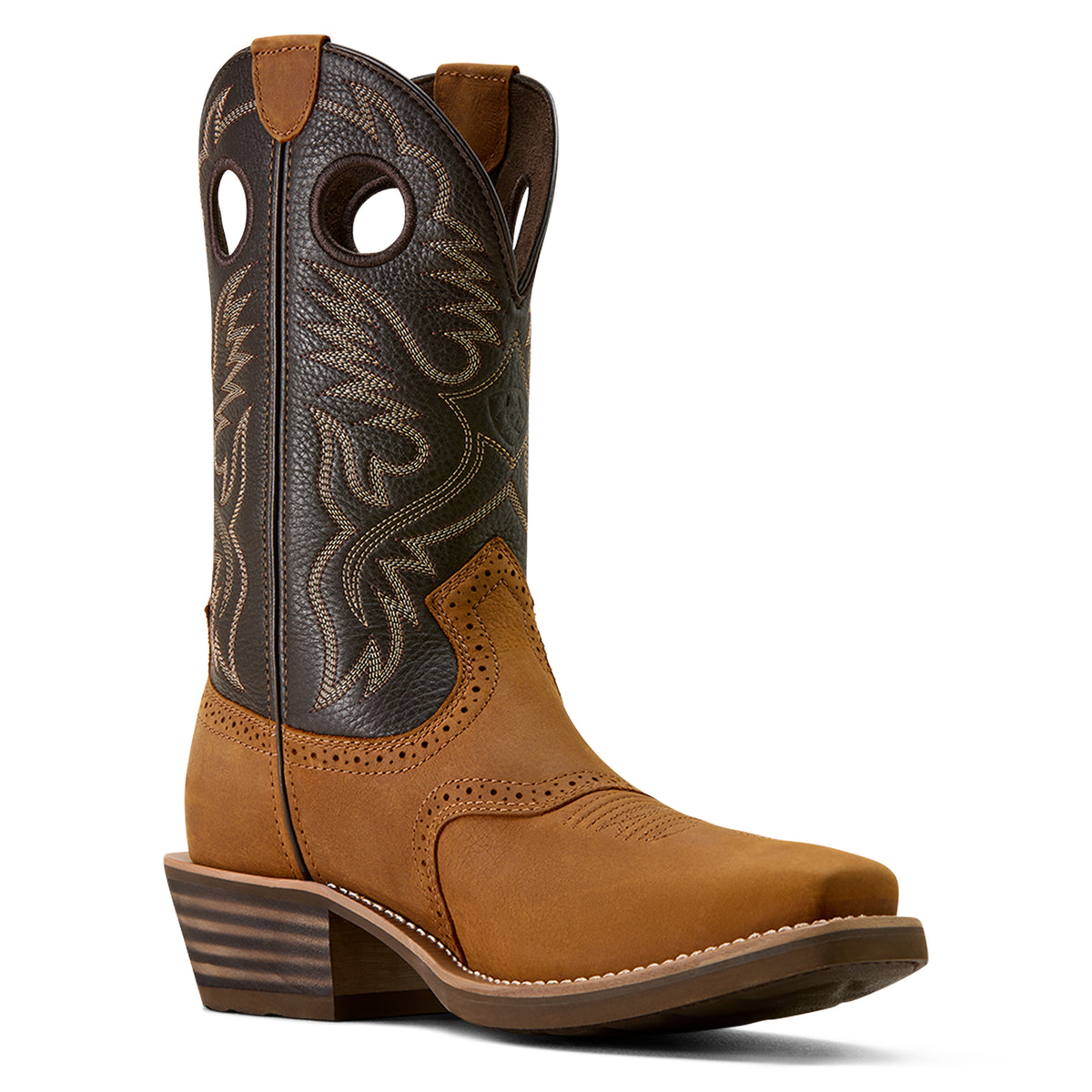 Ariat 10074219 Heritage Roughstock Status Brown / Chocolate Smoke