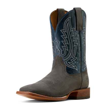 Ariat 10074253 County Roads Wide Square Toe Cowboy Boot IRON GREY