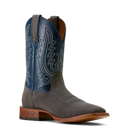 Ariat 10074253 County Roads Wide Square Toe Cowboy Boot IRON GREY
