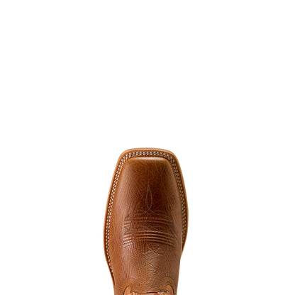 Ariat 10074256 Highland Toughstock Wide Square Toe Cowboy Boot COTTAGE BROWN
