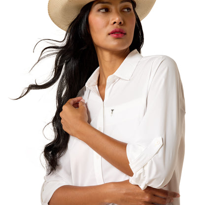 Ariat 10071144 WMS VentTEK Shirt WHITE