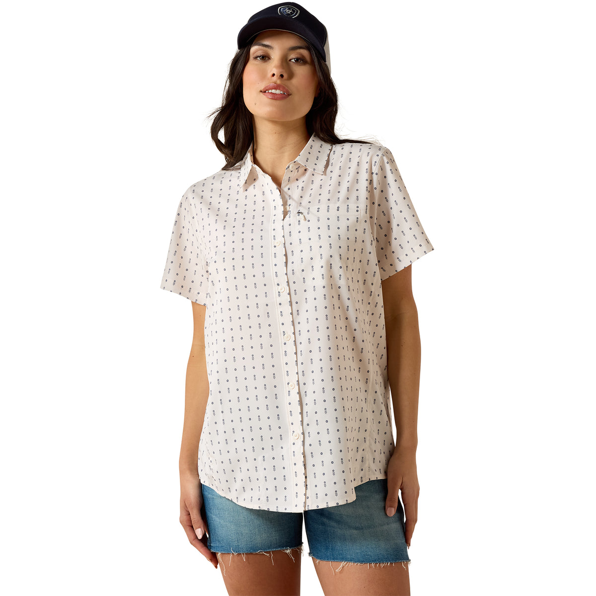 Ariat 10071147 WMS VentTEK Shirt Meadow Dot Print