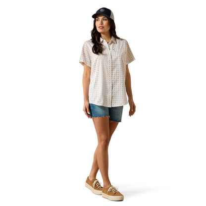 Ariat 10071147 WMS VentTEK Shirt Meadow Dot Print