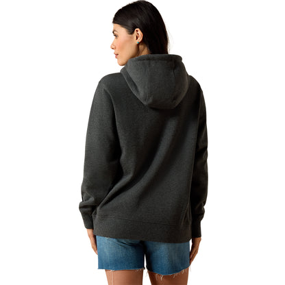 Ariat 10071460 Logo 2.0 Hoodie Charcoal Heather