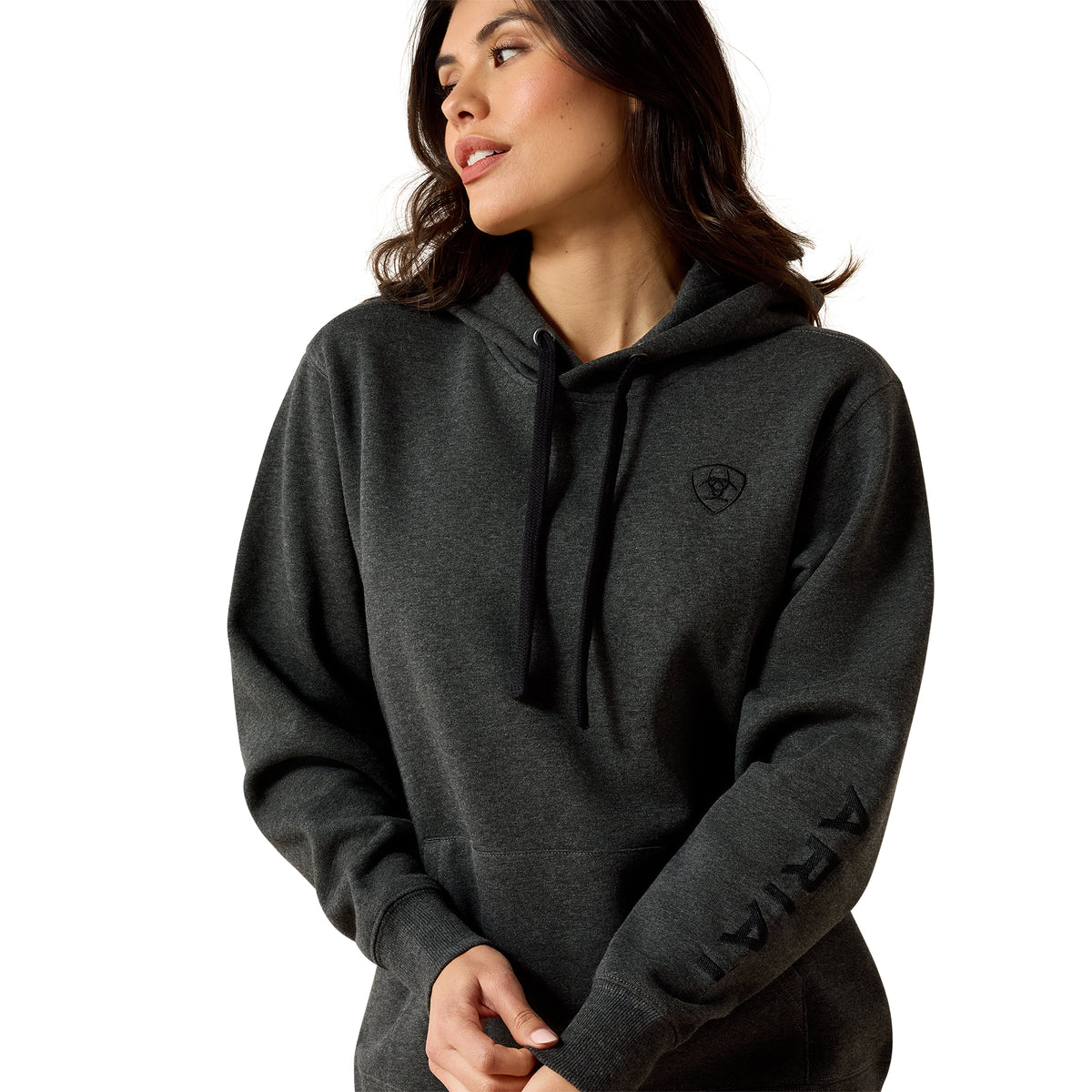 Ariat 10071460 Logo 2.0 Hoodie Charcoal Heather