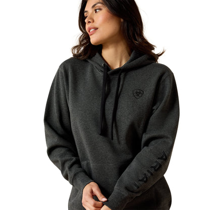 Ariat 10071460 Logo 2.0 Hoodie Charcoal Heather