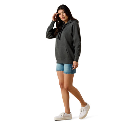 Ariat 10071460 Logo 2.0 Hoodie Charcoal Heather