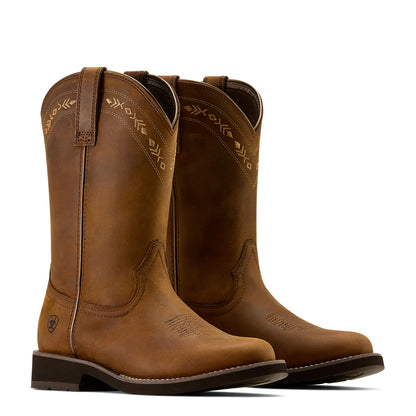 Ariat 10074354 Kearney Round Toe Western Boot Distressed Brown