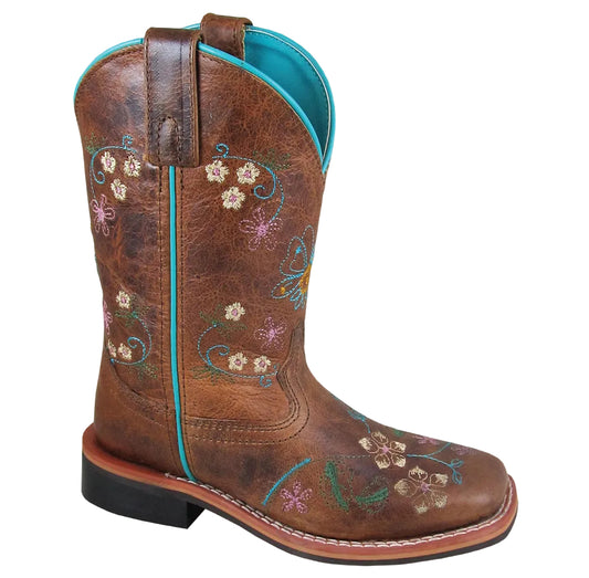 Smoky 3841 Floralie Brown / Embroidered Flowers
