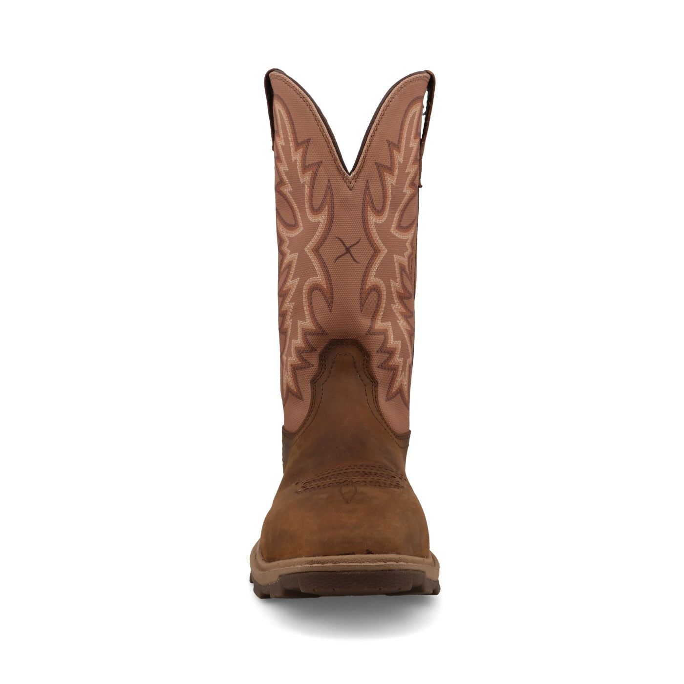 Twisted X WULN004 11" UltraLite X, Square Toe Nano Toe with UltraLite X, Brown & Tobacco Brown