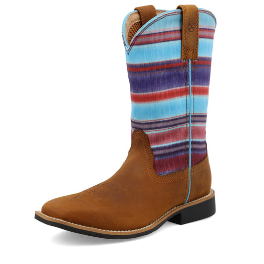 Twisted X YHY0011 Hooey®, Distressed Saddle & Blue Multi Children