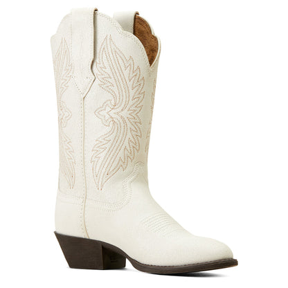 Ariat 10046898 Heritage R Toe Stretch Fit Distressed Ivory