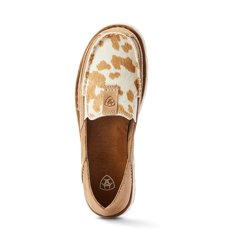 ARIAT 10044532 Women's Cruiser Adobe Tan and White Hair on Hide