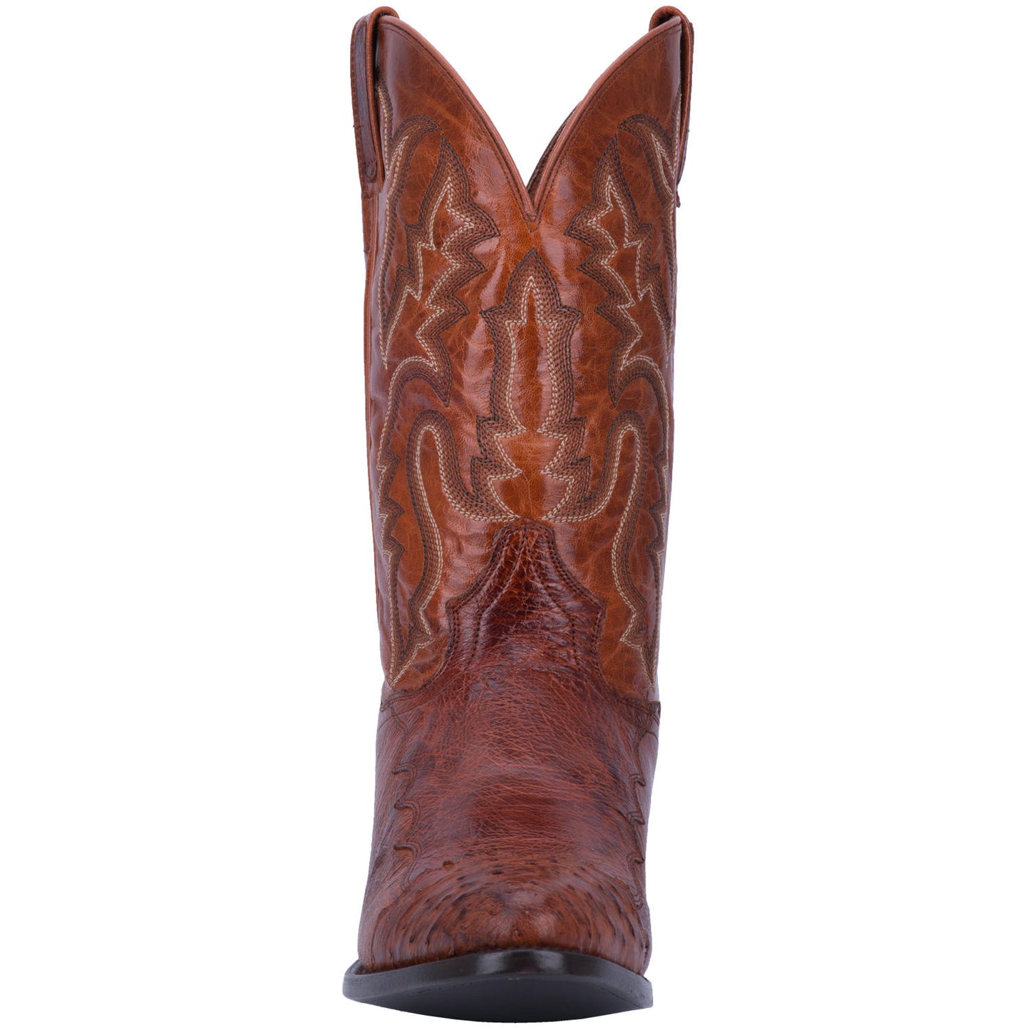 Dan Post DPP5210 PUGH Smooth Quill Ostrich Cognac