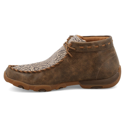 Twisted X WDM0080 Chukka Driving Moc - Bomber & Nude Print