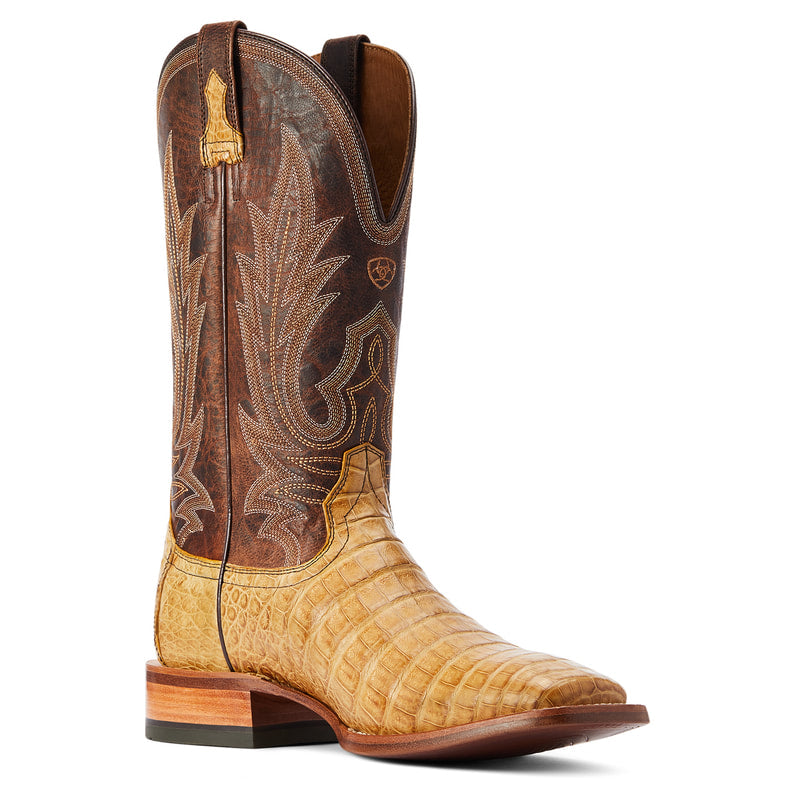 Ariat 10042476 GUNSLINGER WESTERN BOOT HONEYCOMB CAIMAN BELLY