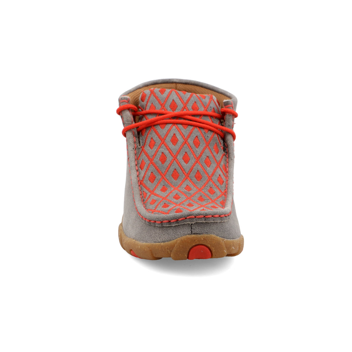 Twisted X WDM0147 Chukka Driving Moccasin in Grey Grenadine