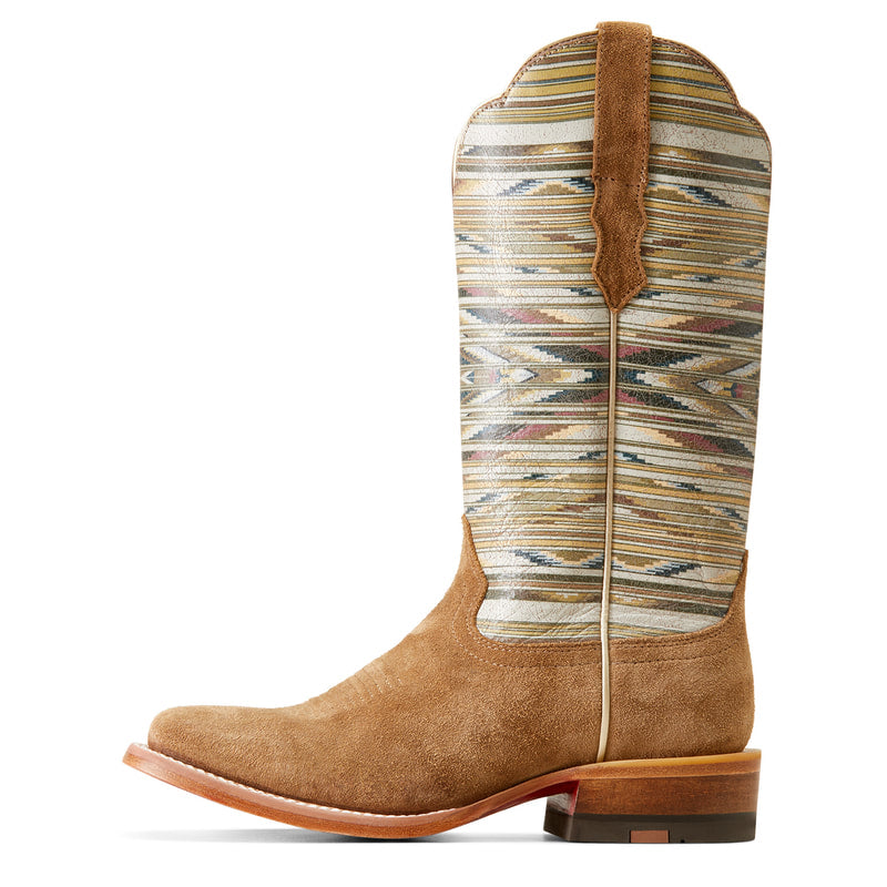 Ariat 10047051 Frontier Chimayo Dijon Roughout Santa Fe Mustard