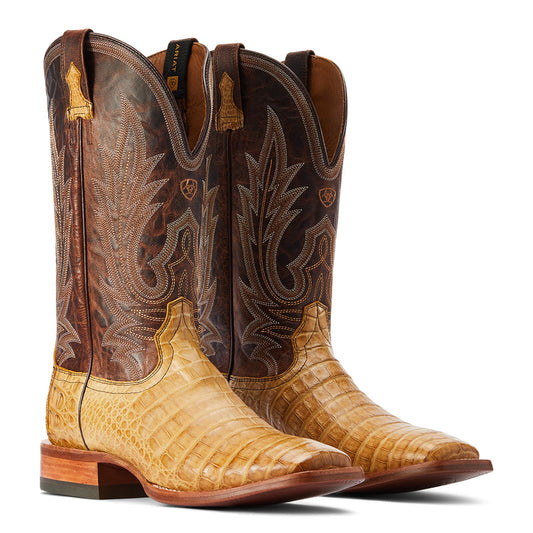 Ariat 10042476 GUNSLINGER WESTERN BOOT HONEYCOMB CAIMAN BELLY