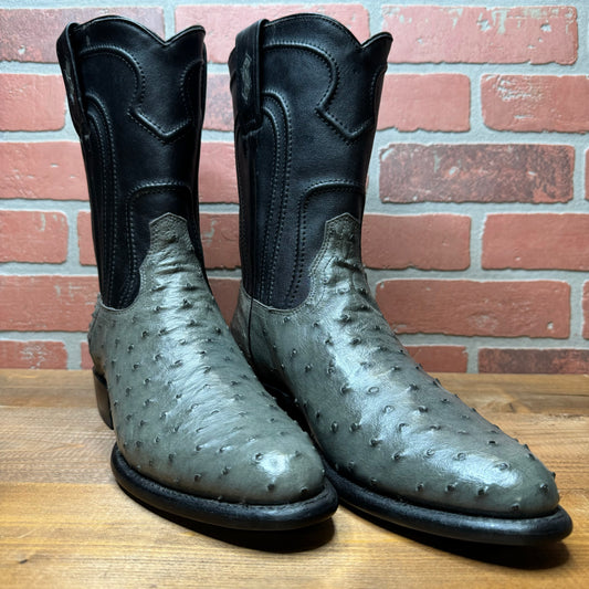 Los Altos 1690309 Gray Full Quill Ostrich Roper