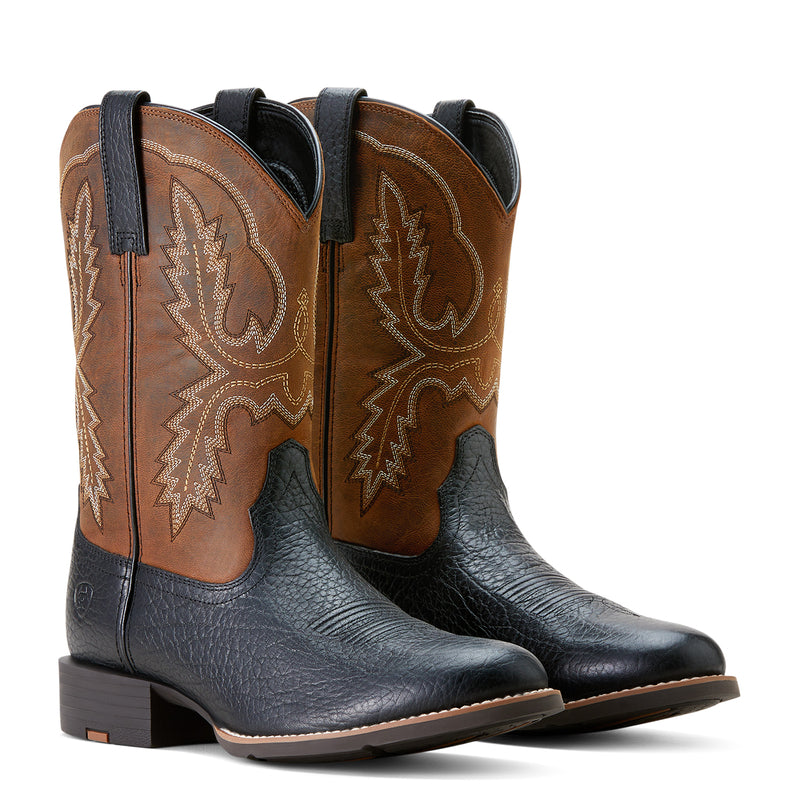 Ariat 10053659 Sport Stratten Black Adobe / Weathered Chestnut