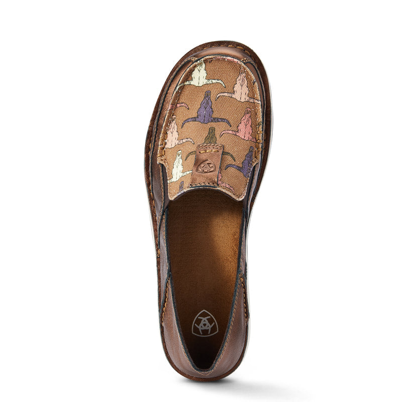 Ariat 10042524 Cruiser Boat Shoe Metallic Bronze