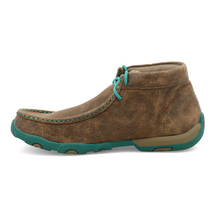 Twisted X WDM0020 Chukka Driving Moc - Bomber & Turquoise