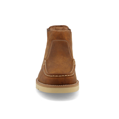 Twisted X MCA0013 4" Chelsea Wedge Sole Boot Oiled Saddle
