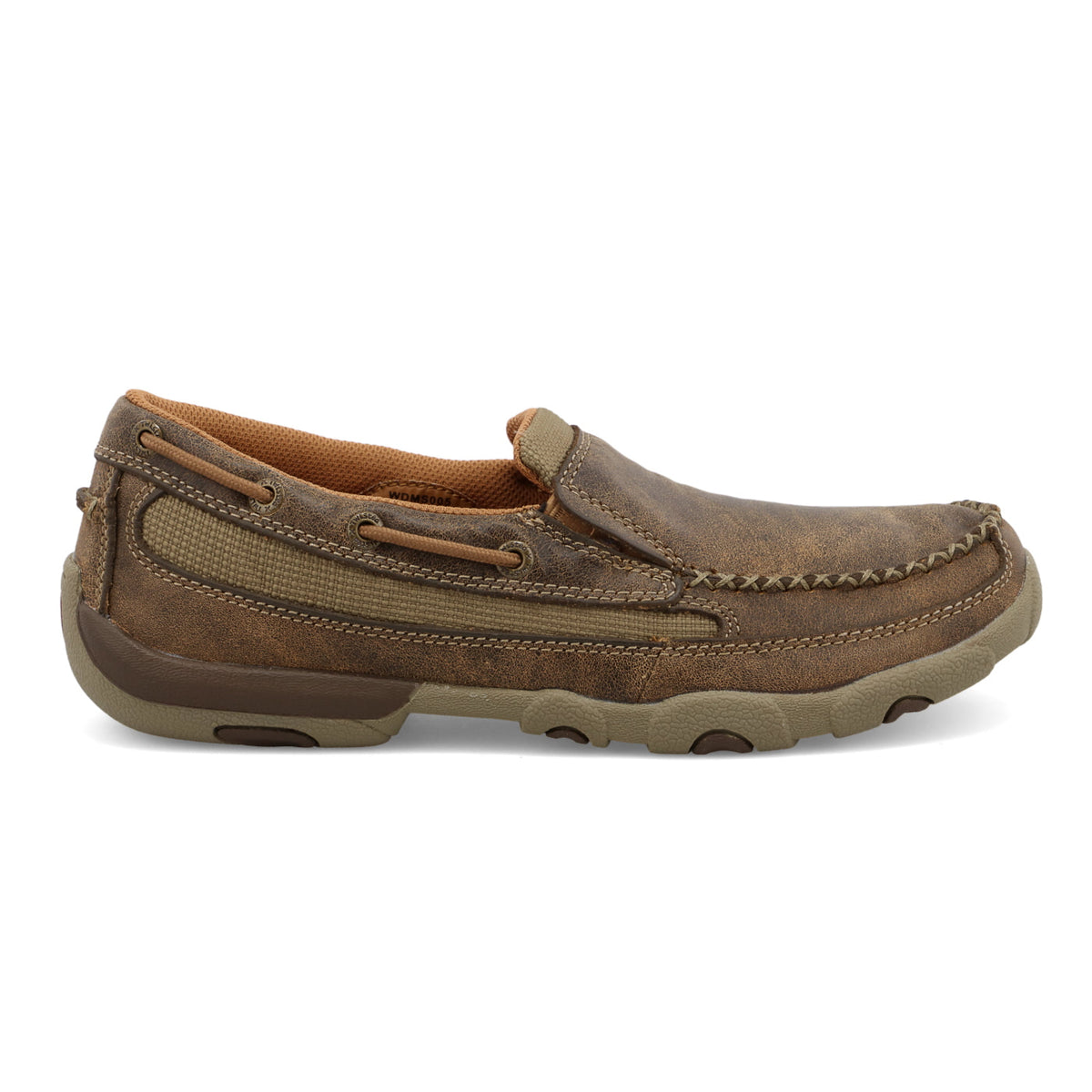 Twisted X WDMS005 Slip-On Driving Moc - Bomber