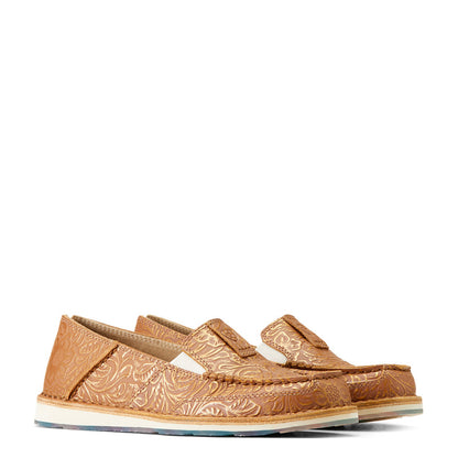 ARIAT 10046920 Womens Cruiser Slip-On Shoe BRONZE BLANKET EMBOSS