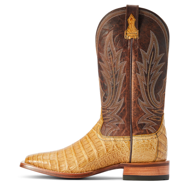 Ariat 10042476 GUNSLINGER WESTERN BOOT HONEYCOMB CAIMAN BELLY