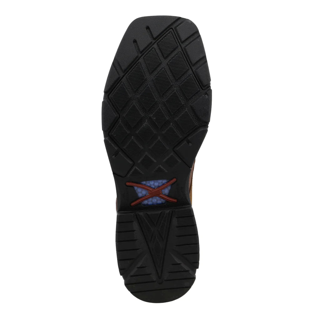 Twisted X MXLW001 - 8" CellStretch Lacer - Distressed Saddle & Cognac