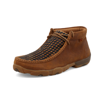 Twisted X MDM0057 Chukka Driving Moc Oiled Saddle & Midnight