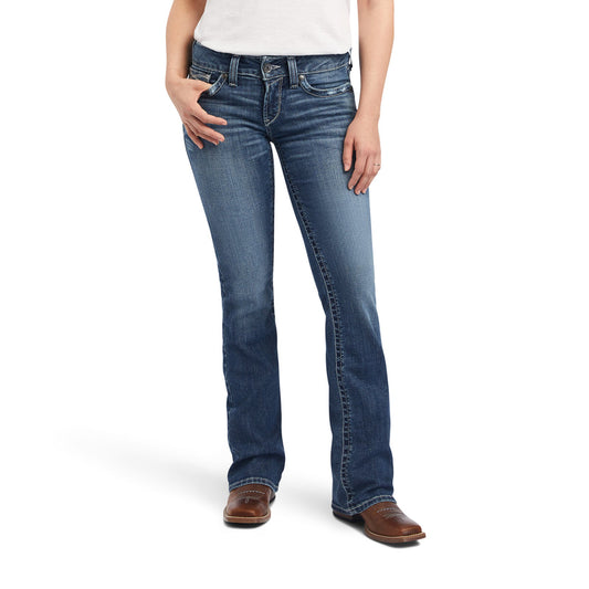 ARIAT 10041061 R.E.A.L. Mid Rise Raquel Canadian Boot Cut Jean