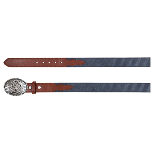 ARENA ACE 2520791606 BOYS BELT GREY WITH STARS AND STRIPES
