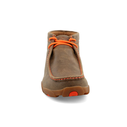 Twisted X MDM0019 Chukka Driving Moc Bomber & Neon Orange