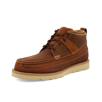 Twisted X MCA0007 - 4" Wedge Sole Boot - Oiled Saddle