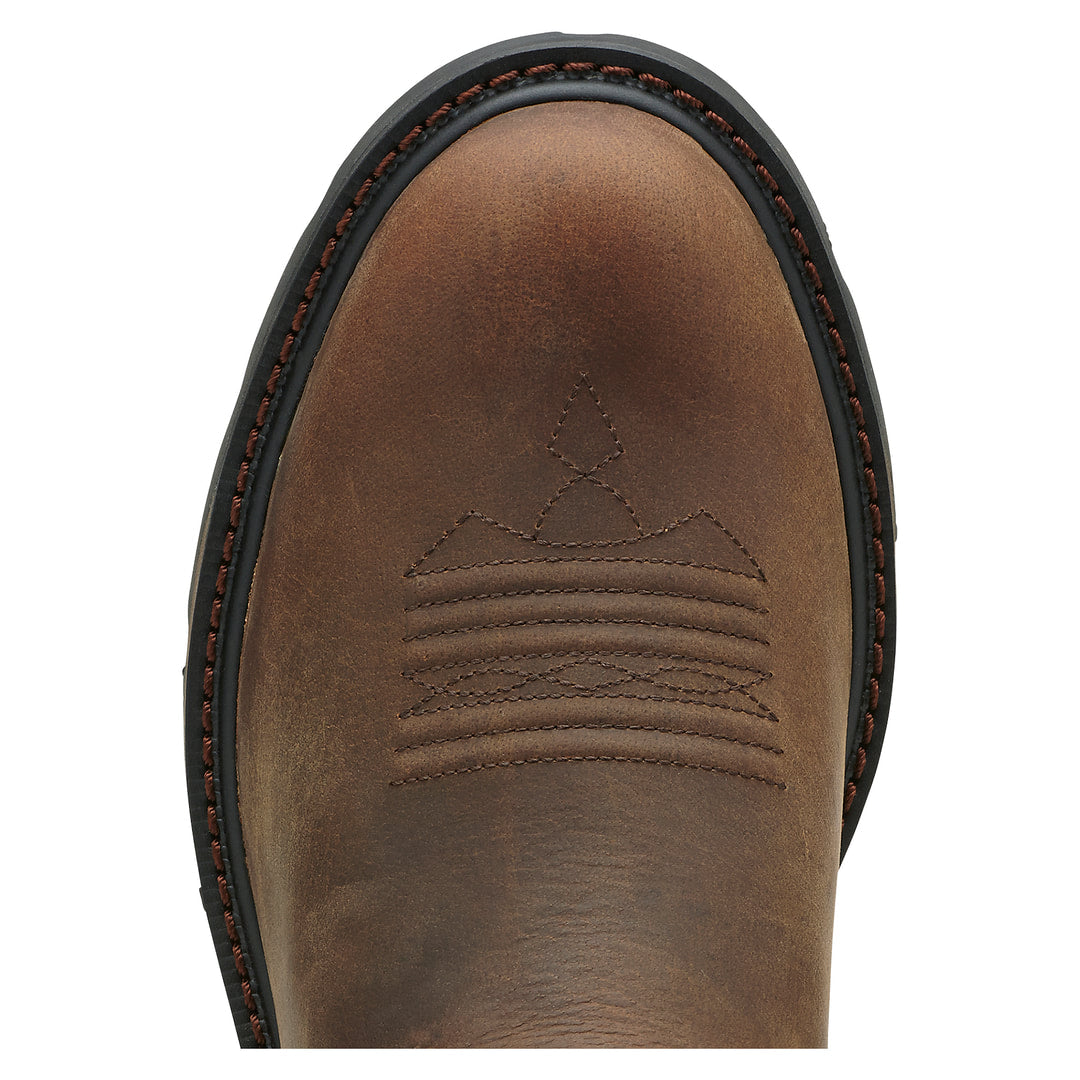 Ariat 10014238 GROUNDBREAKER WORK BOOT BROWN