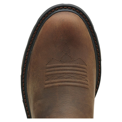 Ariat 10014238 GROUNDBREAKER WORK BOOT BROWN