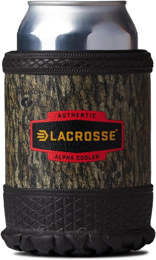 Lacrosse 974372 Unisex Alpha Can Cooler, Mossy Oak Bottomland