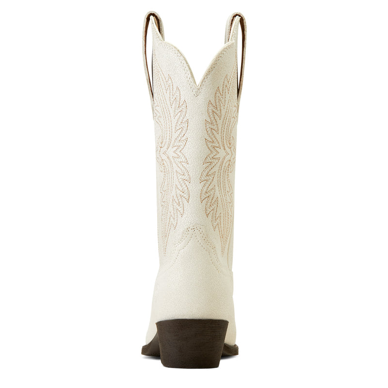 Ariat 10046898 Heritage R Toe Stretch Fit Distressed Ivory