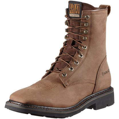 Ariat 10011916 Cascade 8" Wide Square Toe Work Boot