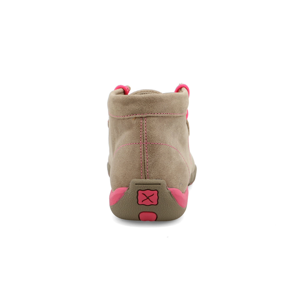 Twisted X WDM0012 Chukka Driving Moc - Dusty Tan & Neon Pink