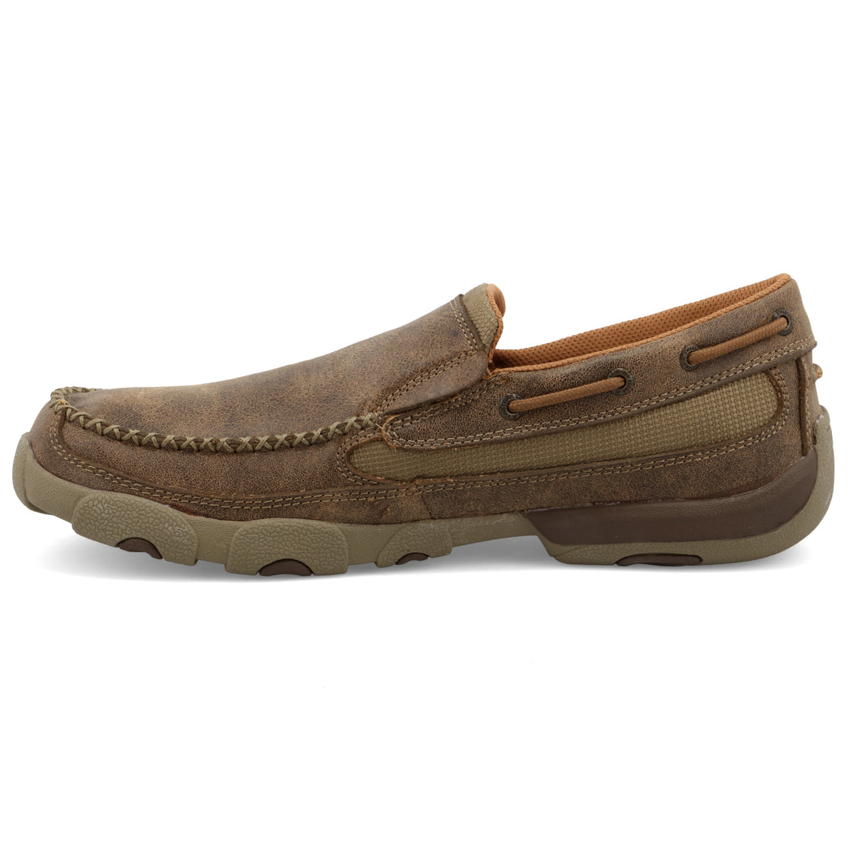 Twisted X, MDMS002, Slip-On Driving Moc - Bomber